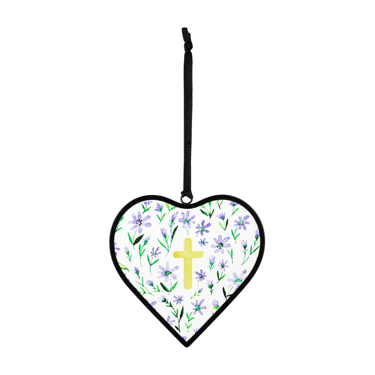 Faith Heart Suncatcher