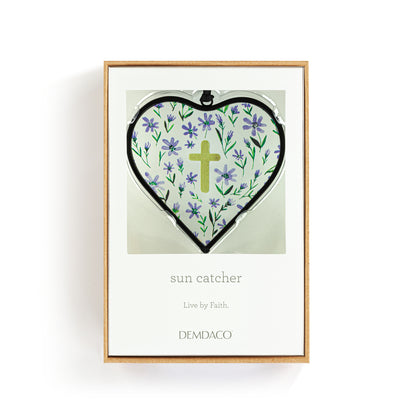 Faith Heart Suncatcher