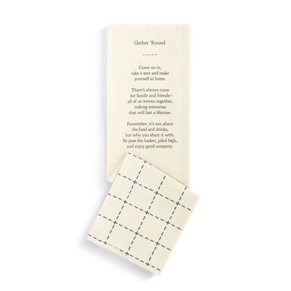 Baguette Bread Basket with Towel