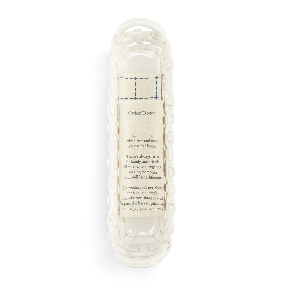 Baguette Bread Basket with Towel