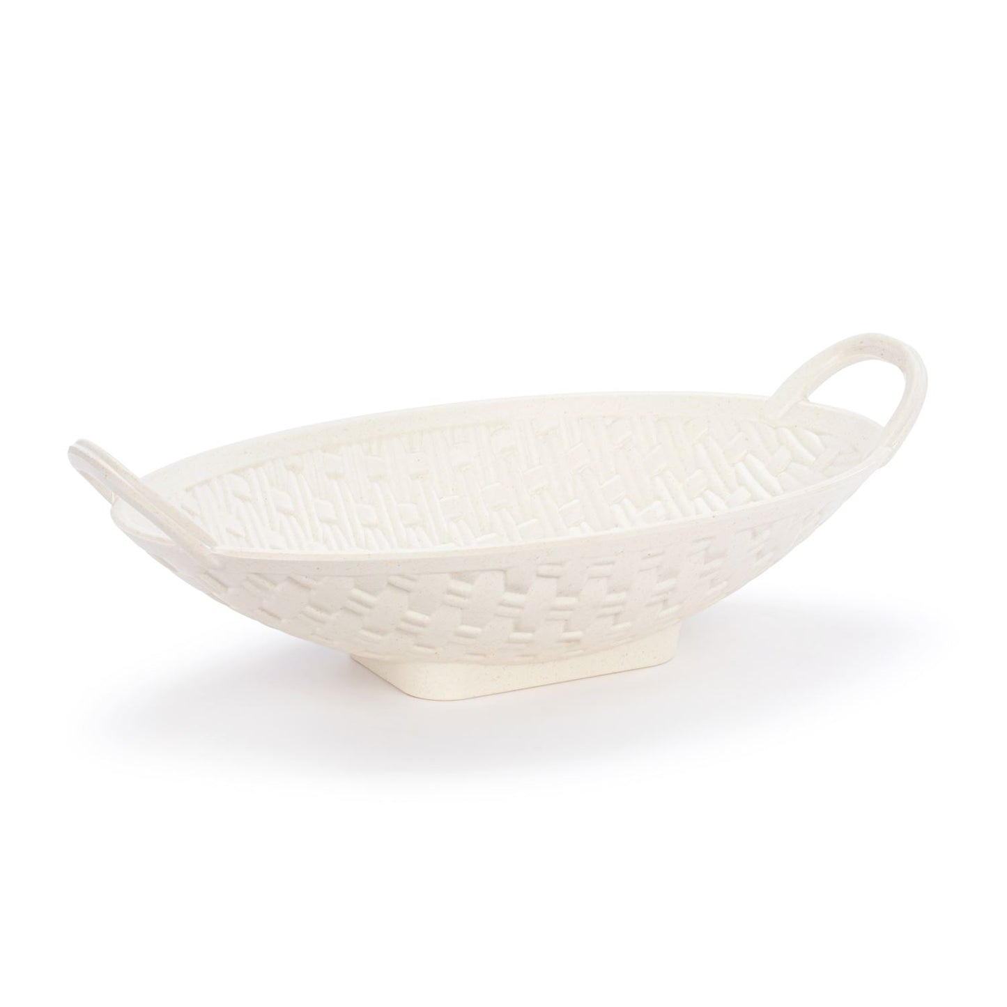 Melamine White Bread Basket