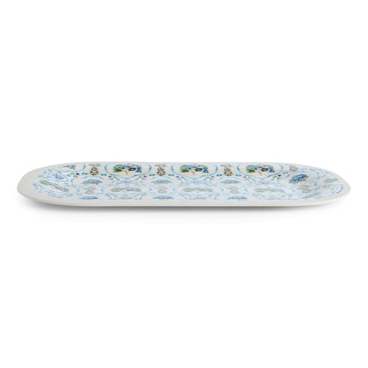 Hydrangea Melamine Rectangular Platter