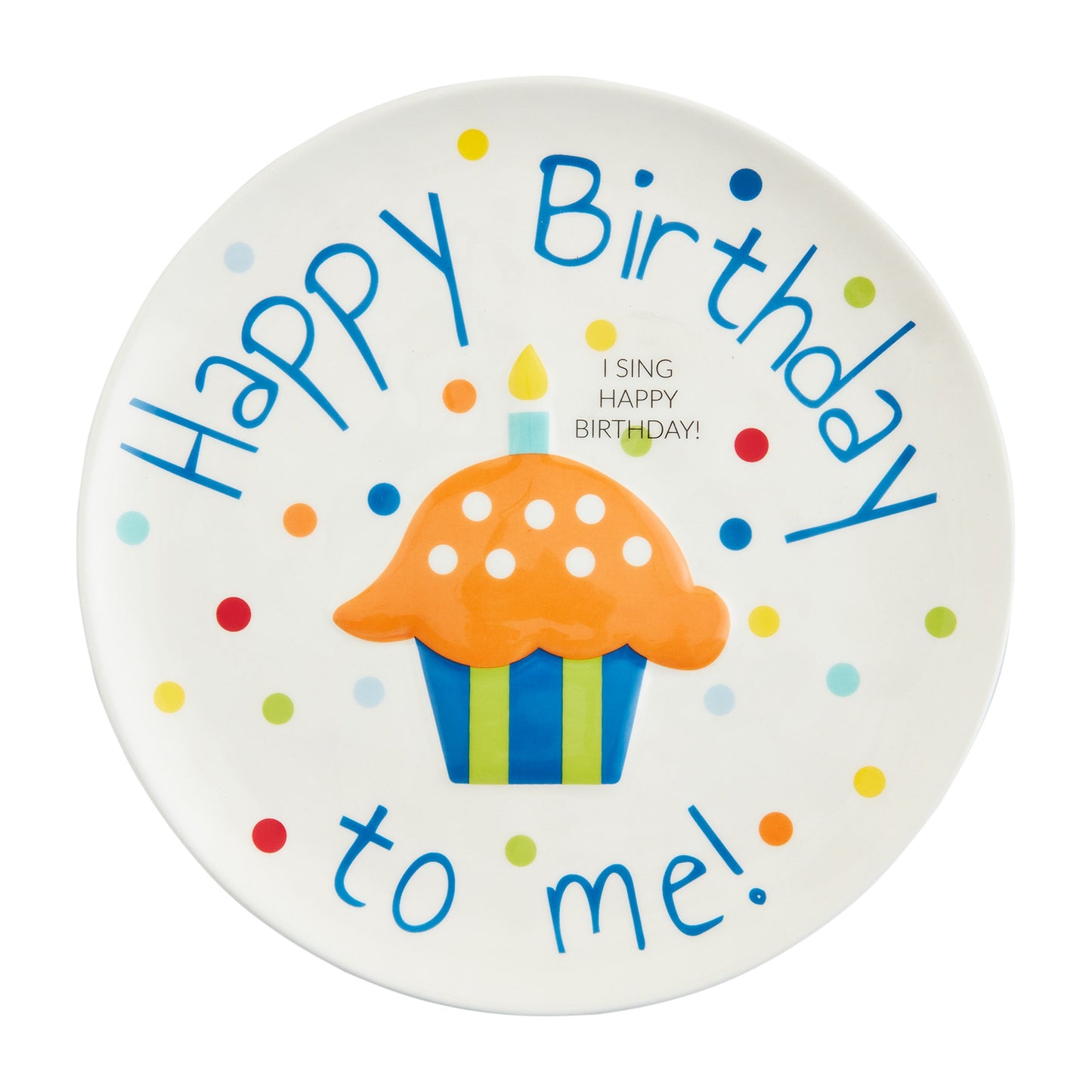 Birthday Singing Plate - Blue