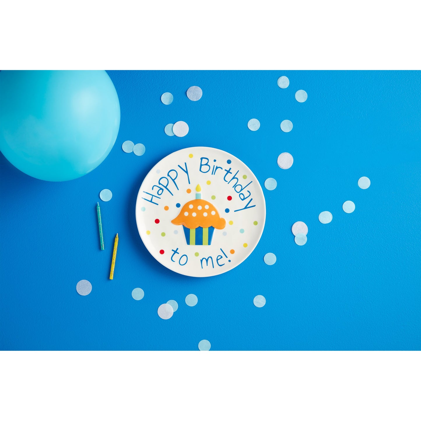 Birthday Singing Plate - Blue