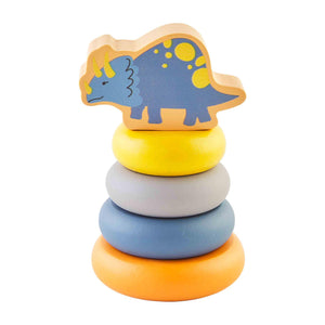 Dino Stacking Toy - Orange & Blue