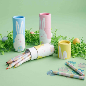 Blue Bunny Colored Pencil Set