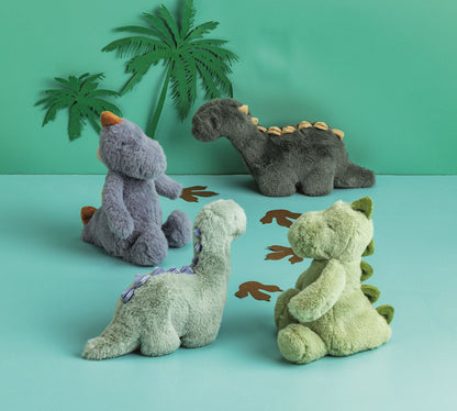 Mini Dino Buddies - Gray Stegosaurus
