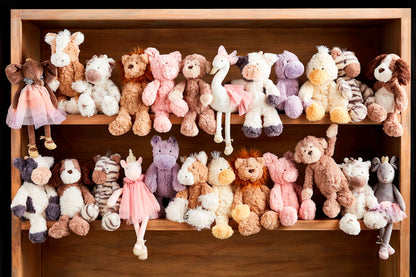 Farm Plush Rattle Pals - Cow