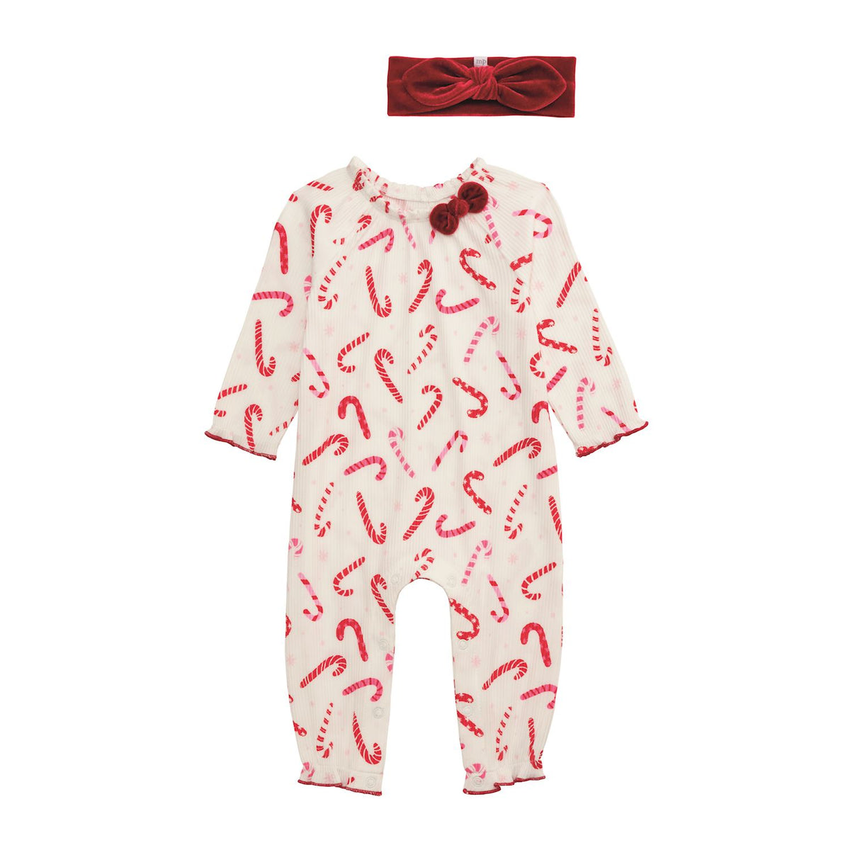 Candy Cane Baby Bodysuit