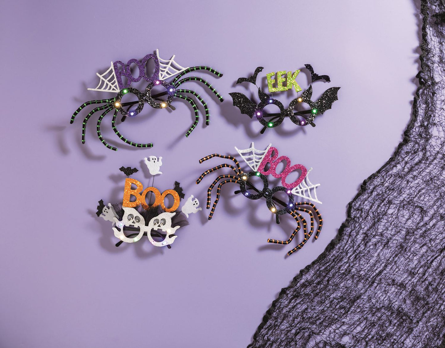 Halloween Light-Up Glasses - Ghost