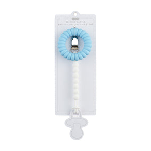 Teether & Pacy Strap - Blue