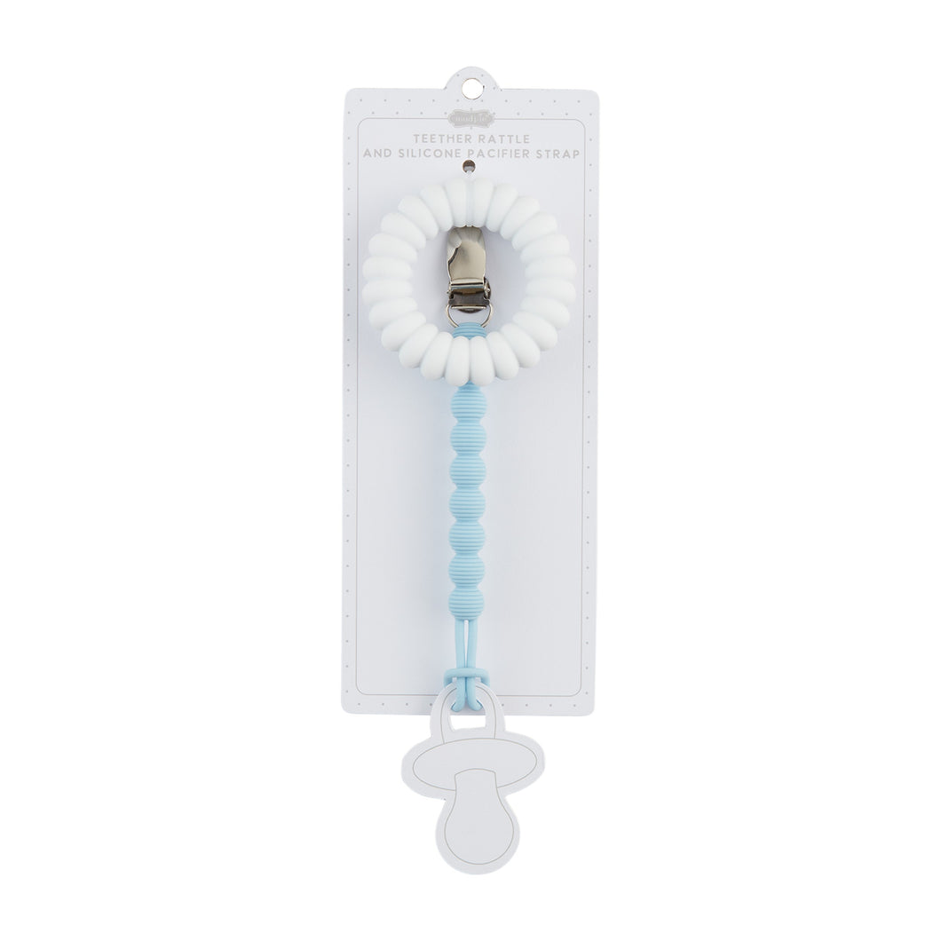 Teether & Pacy Strap - White