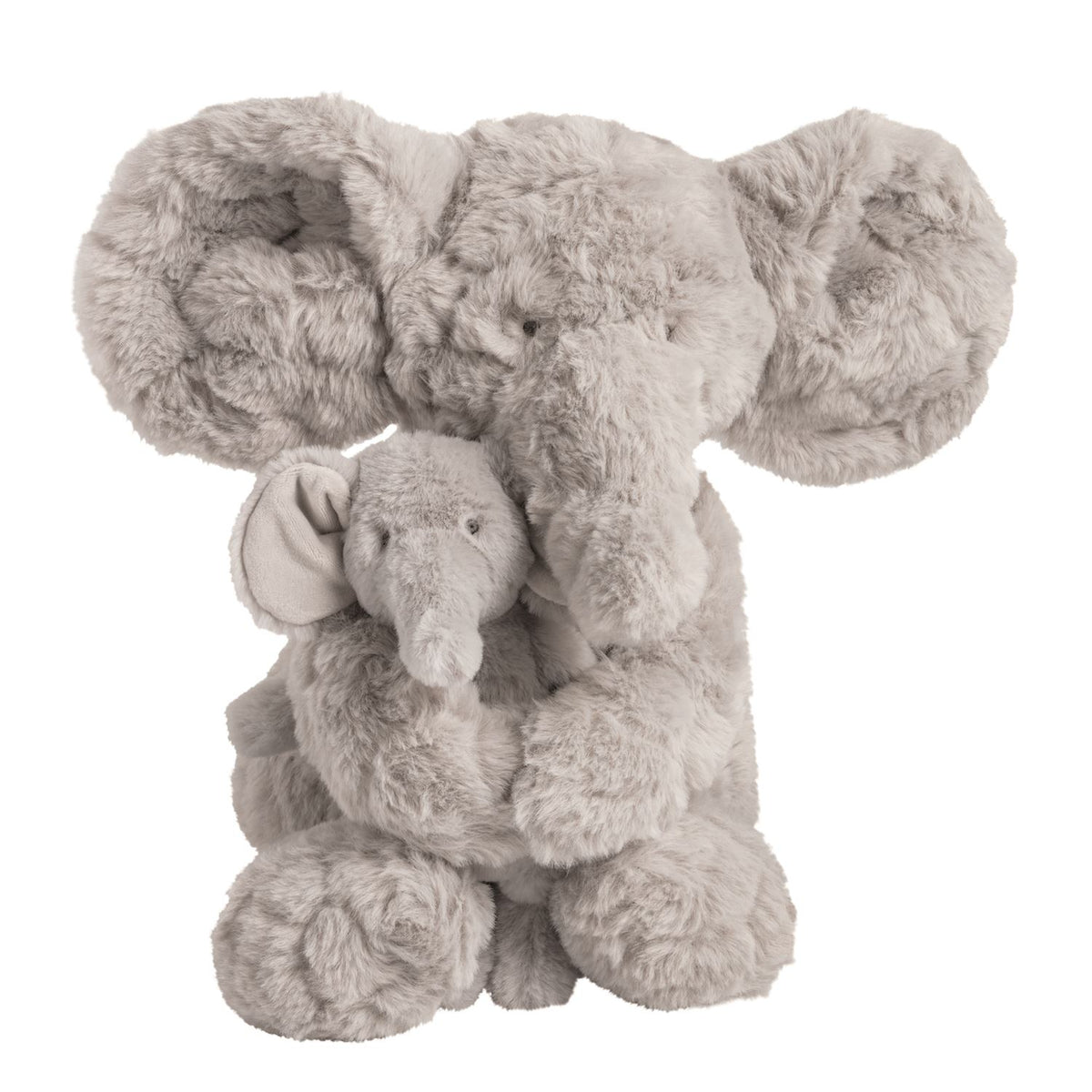 Mama & Baby Elephant Plush Set