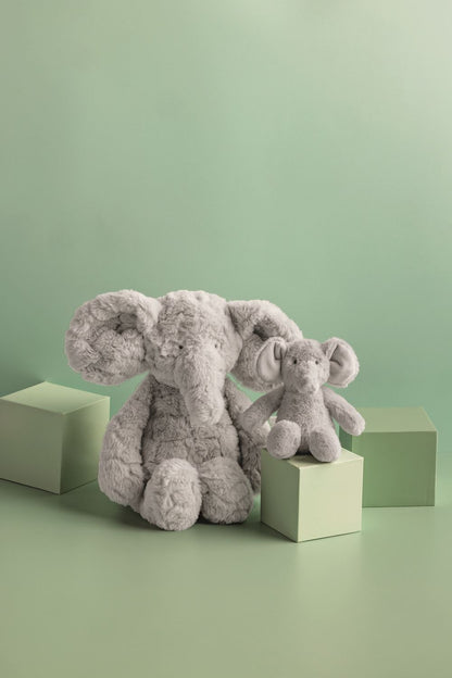Mama & Baby Elephant Plush Set