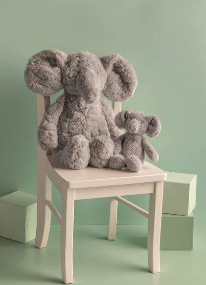 Mama & Baby Elephant Plush Set