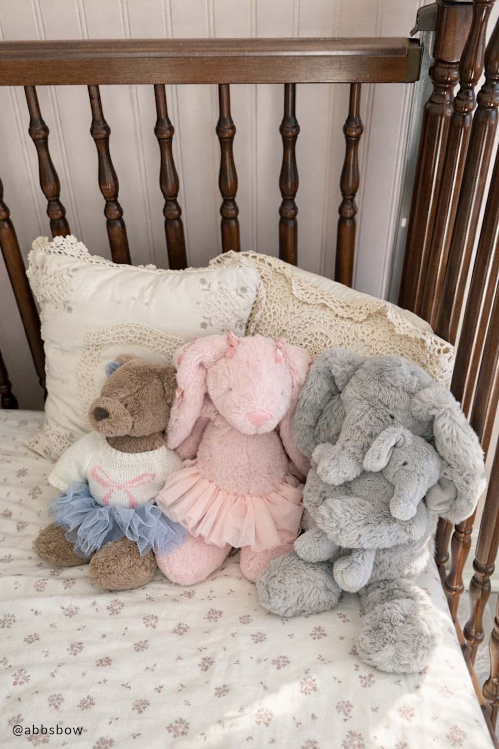 Mama & Baby Elephant Plush Set