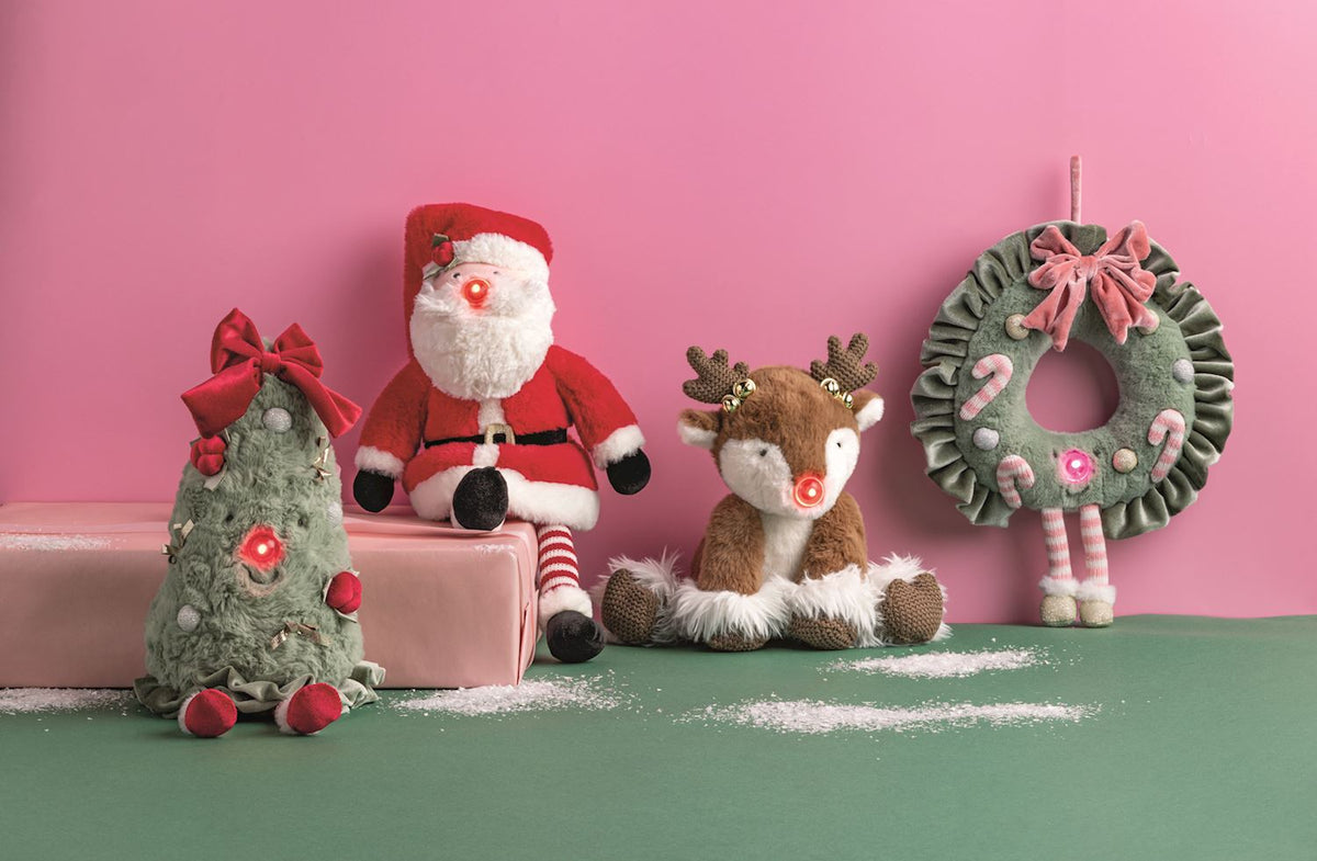 Jingle Reindeer Light-Up Plush Pal