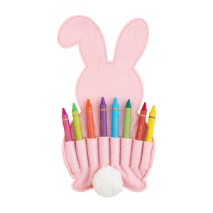 Bunny Crayon Holder Set - Pink