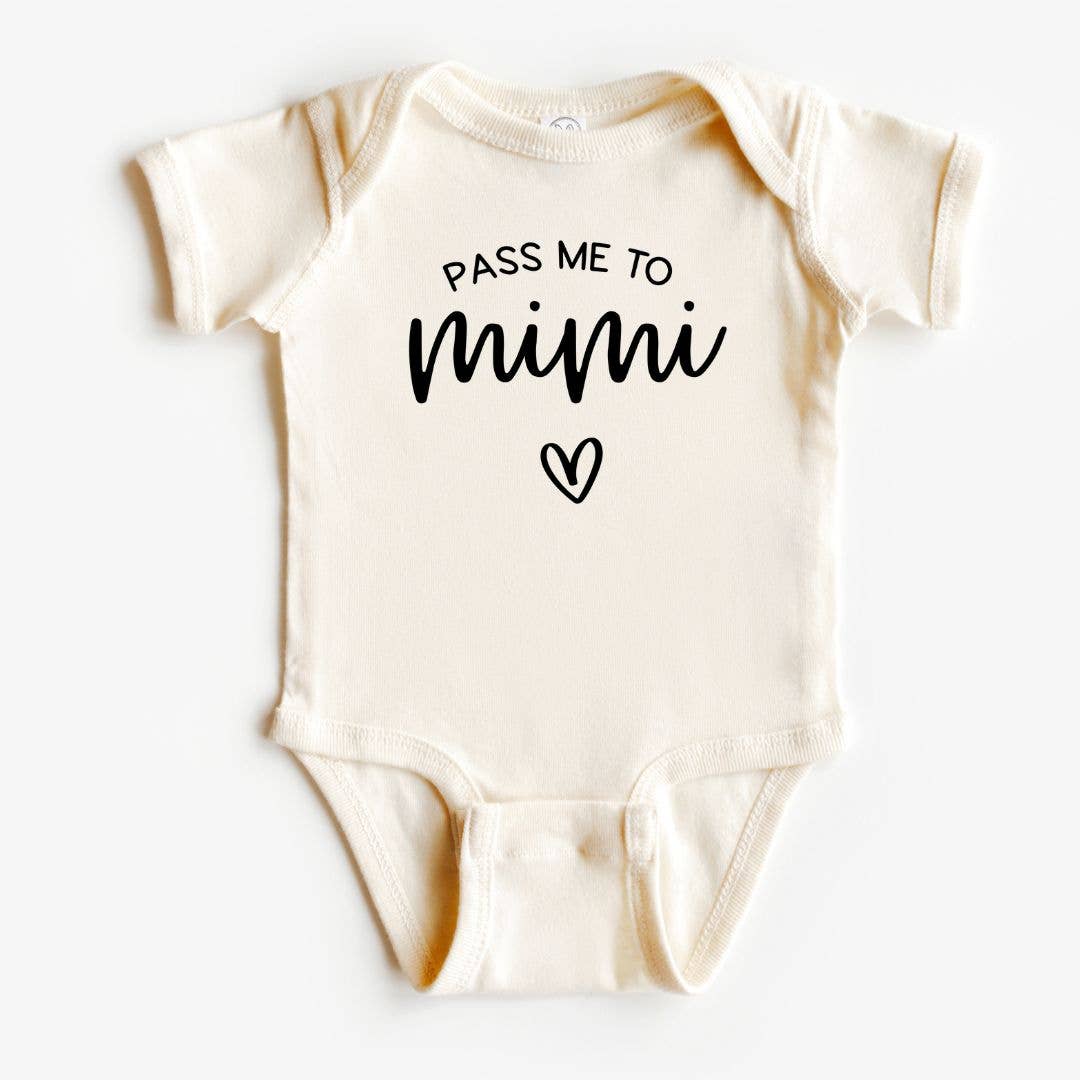 Short Sleeve Bodysuit - Pass Me to Mimi