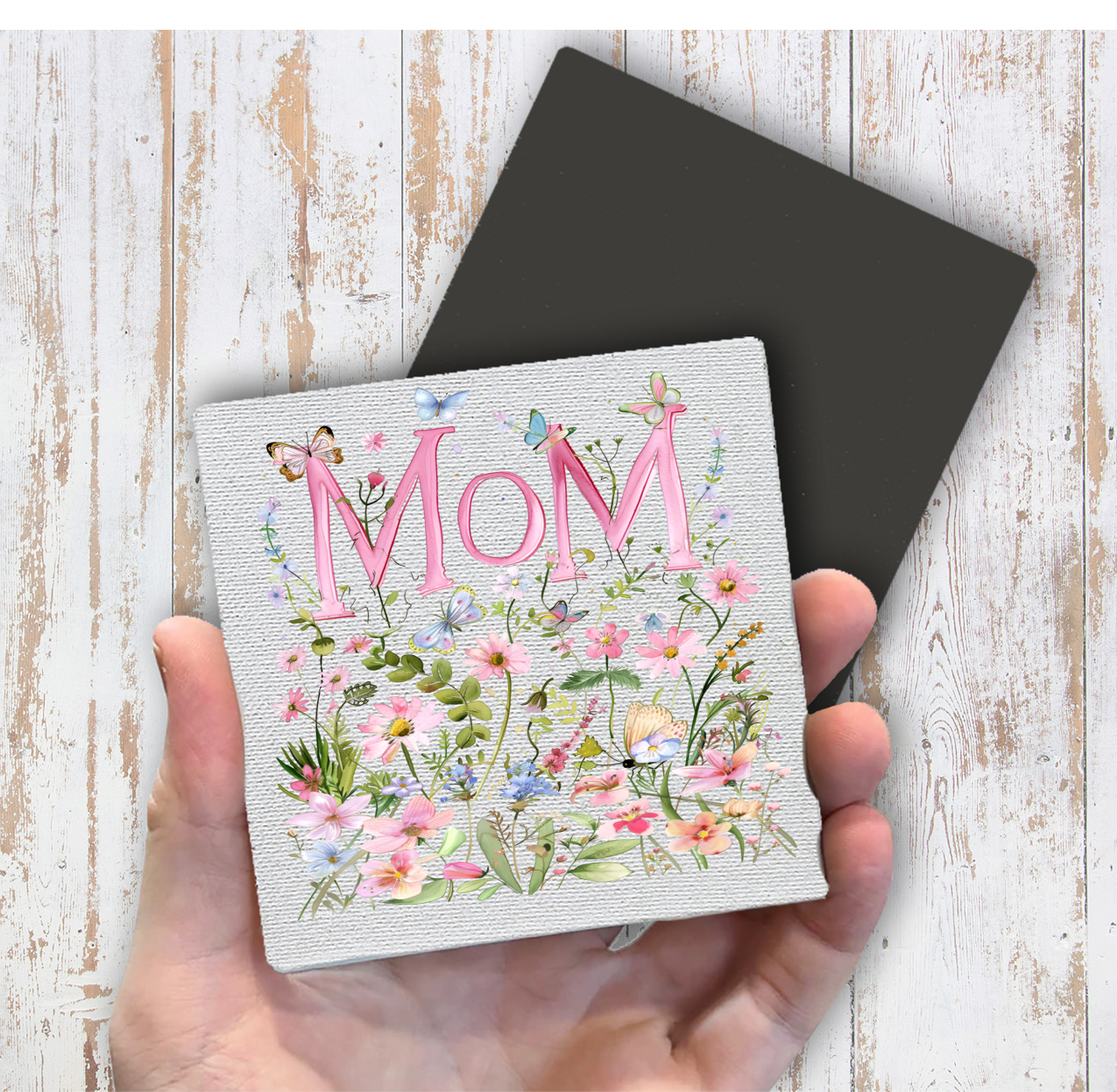 Wild Flowers Fridge Magnet - Mom