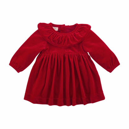 Velour Velvet Dress