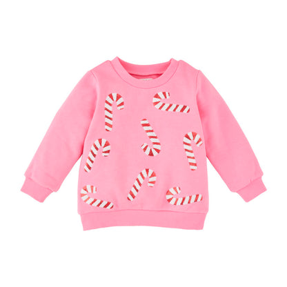 Candy Cane Toddler Sweatshirt