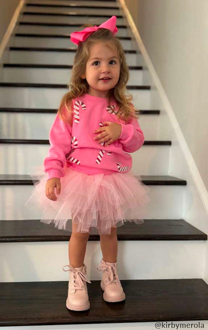 Candy Cane Toddler Sweatshirt