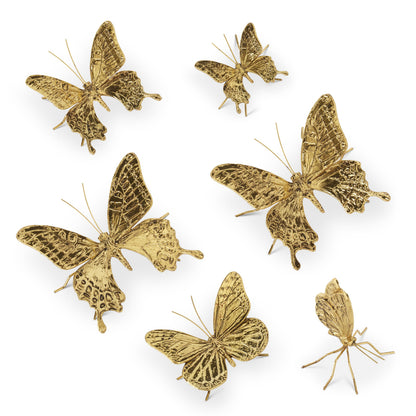 Gold Butterfly Figurines