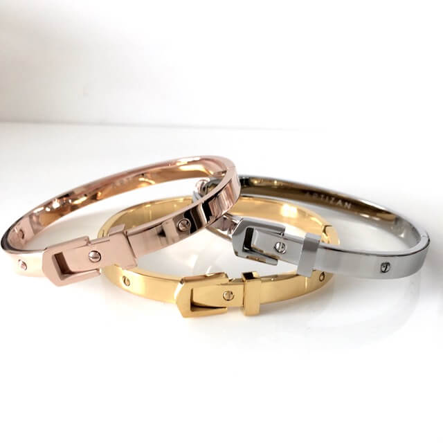 Belt Bangle Silver
