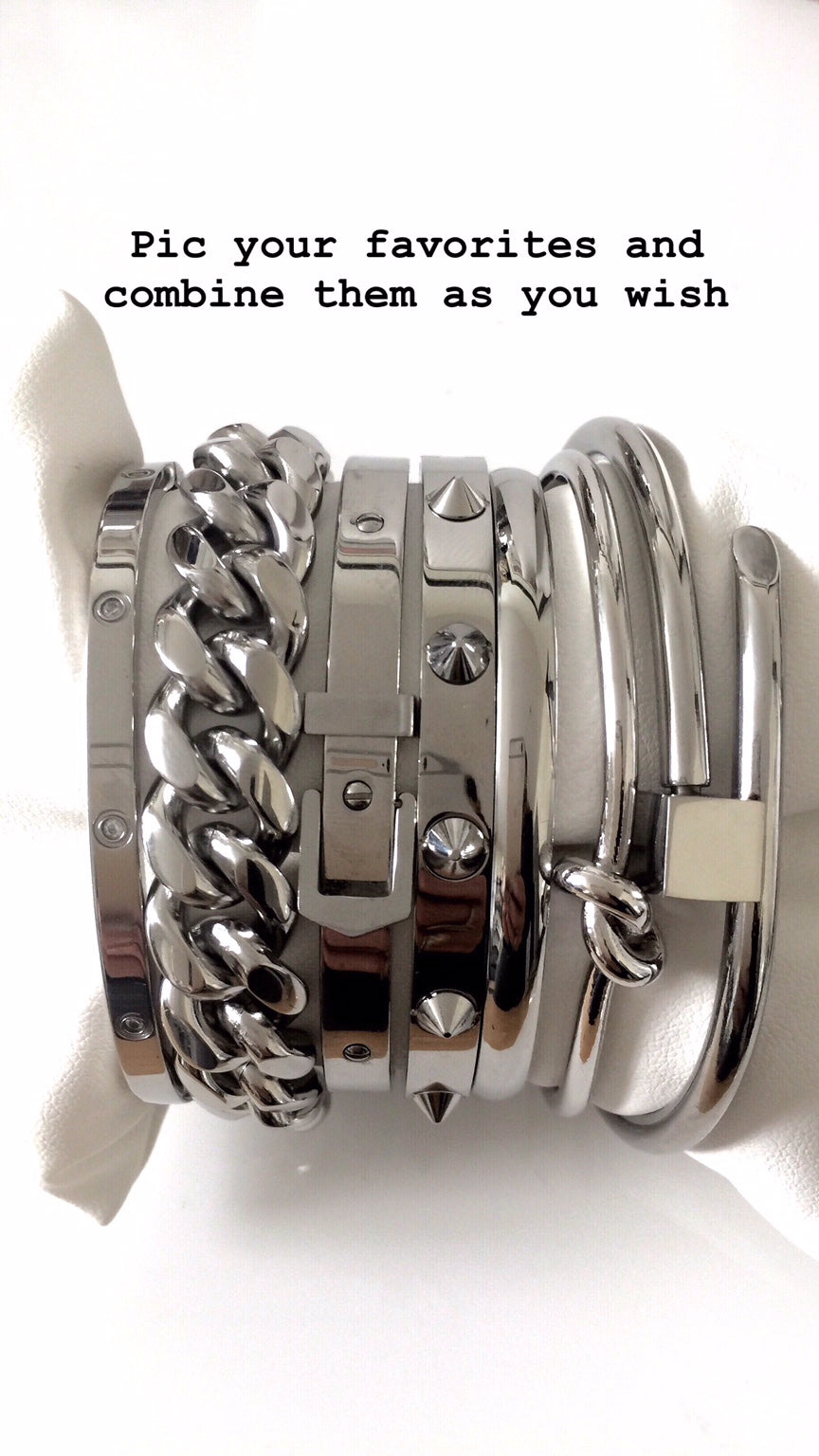 Belt Bangle Rose Gold