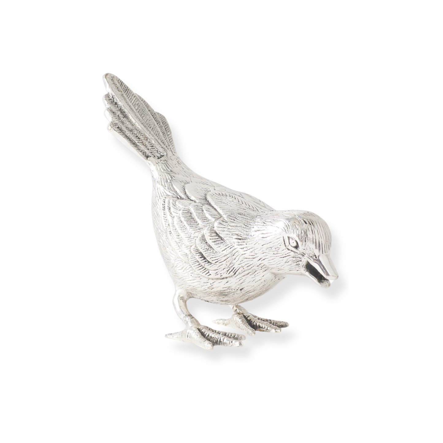 Antiqued Silver Song Birds