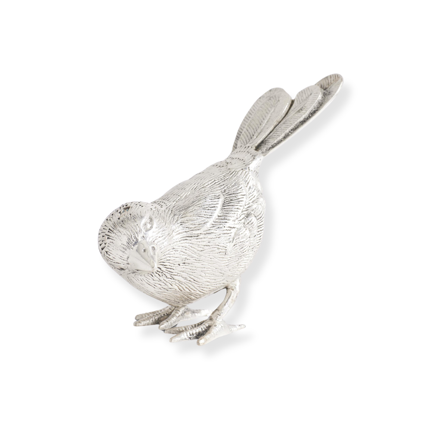 Antiqued Silver Song Birds