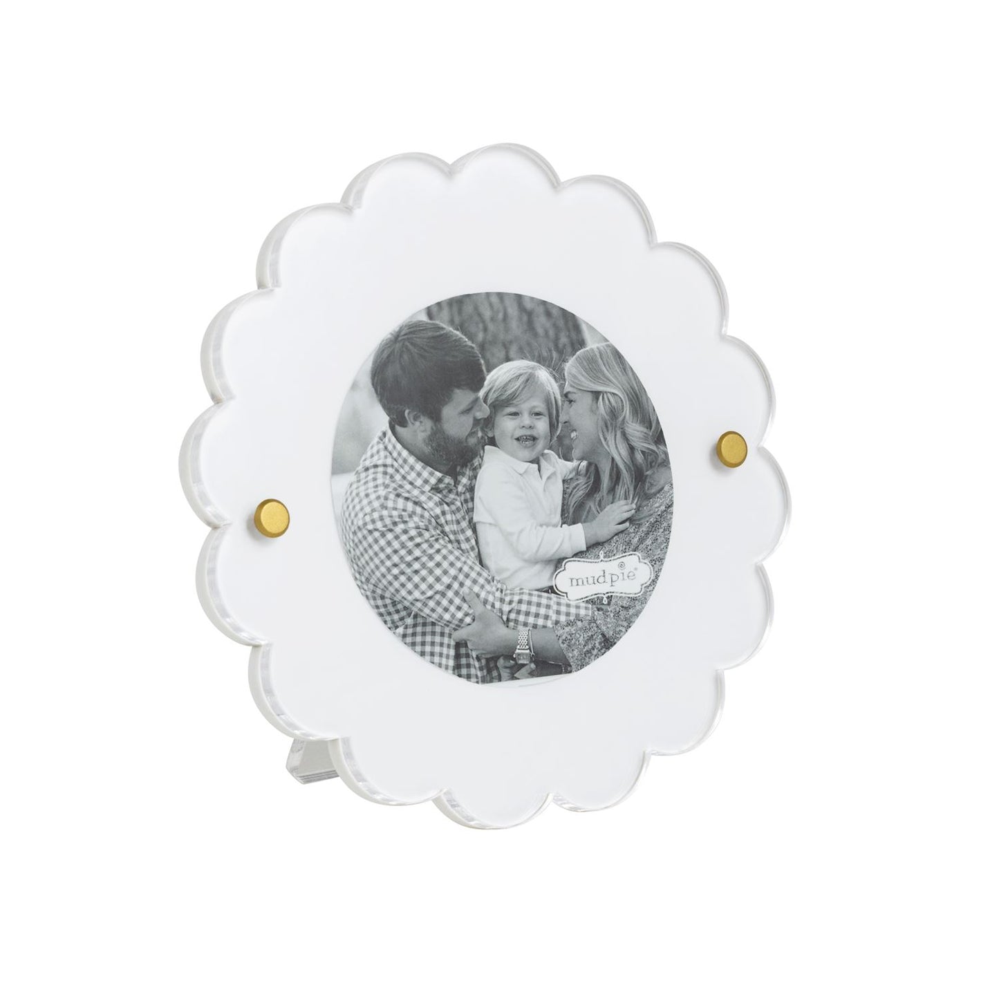 Mini White Circle Frame