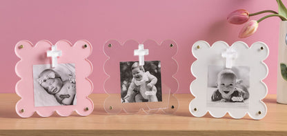 Clear Acrylic Cross Frame