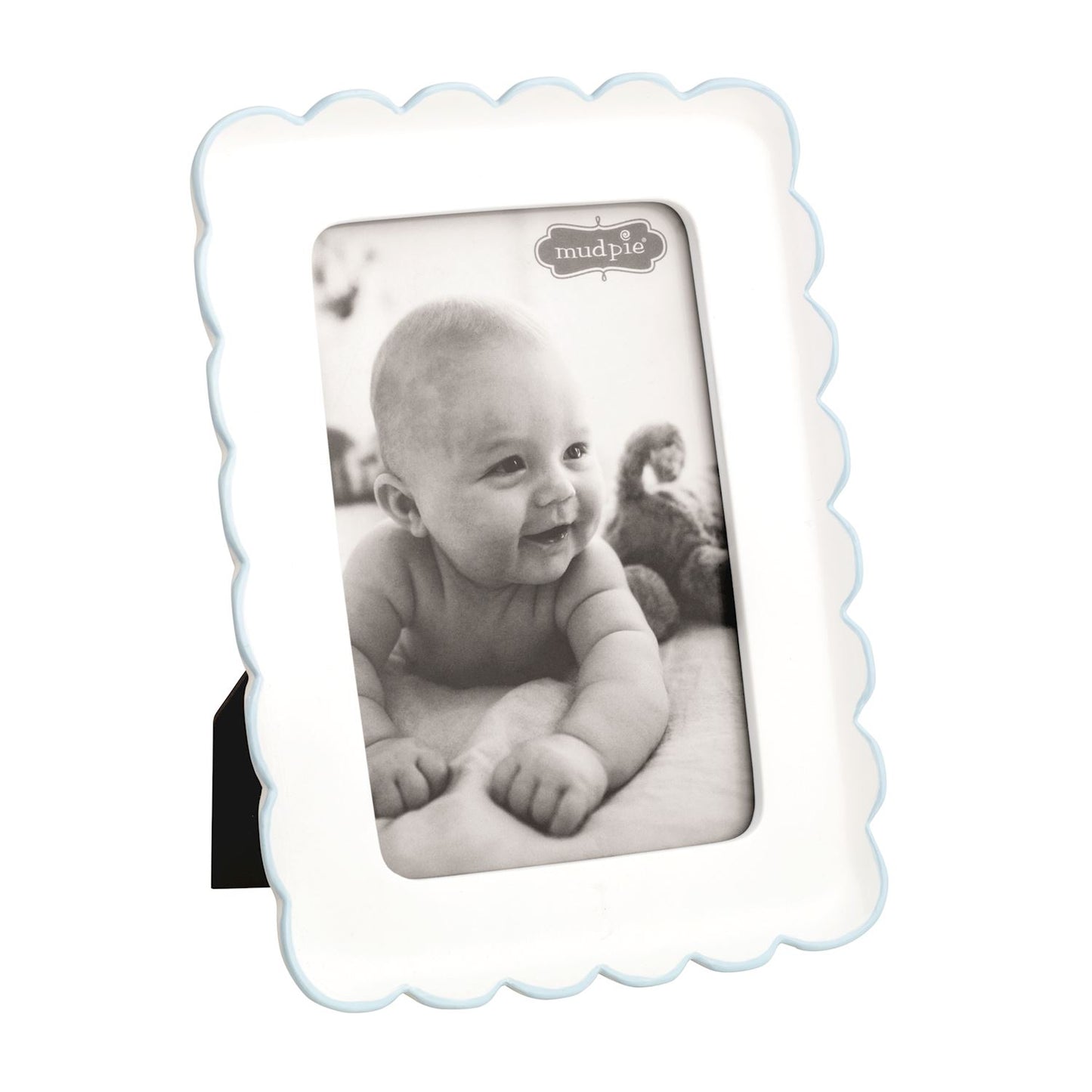 Scalloped Resin Frame - Blue