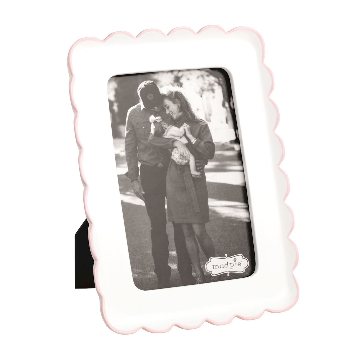 Scalloped Resin Frame - Pink