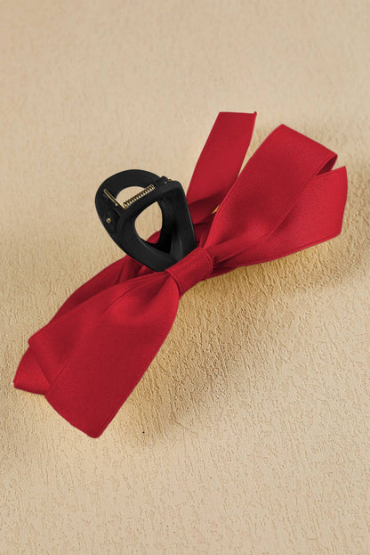 Holiday Bow Large Claw Clip