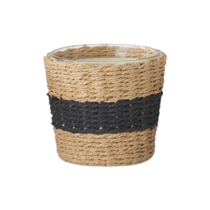 Natural Wicker Sleeve Soy Candles