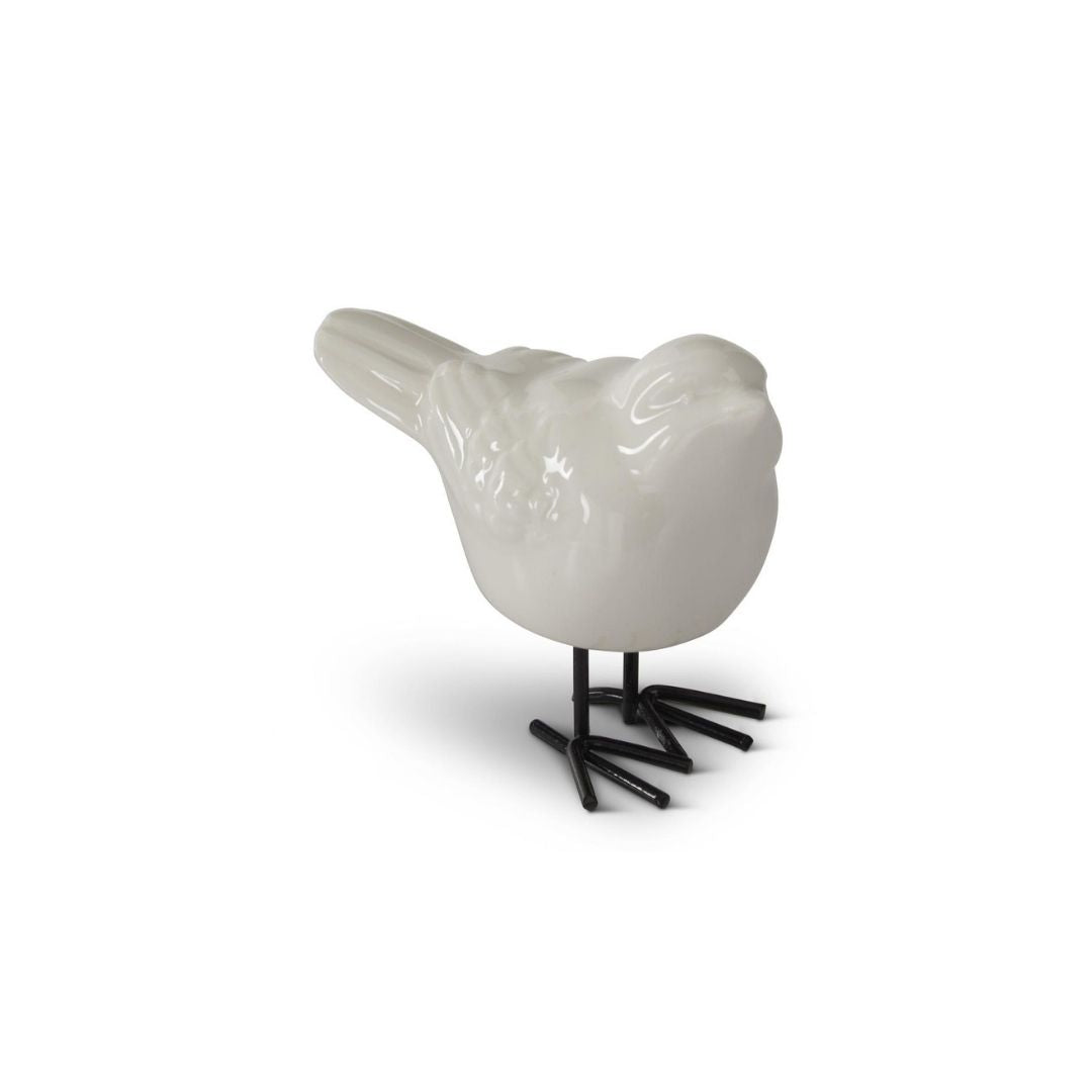 White Porcelain Bird Figurines