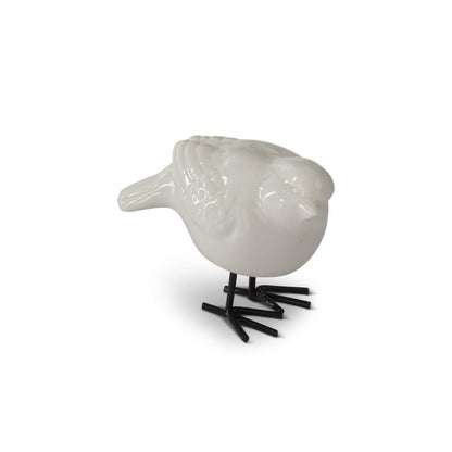 White Porcelain Bird Figurines
