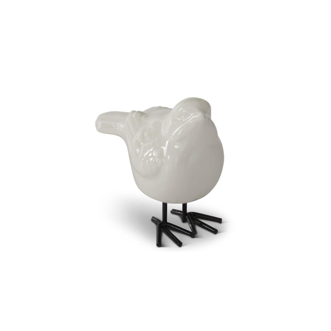 White Porcelain Bird Figurines