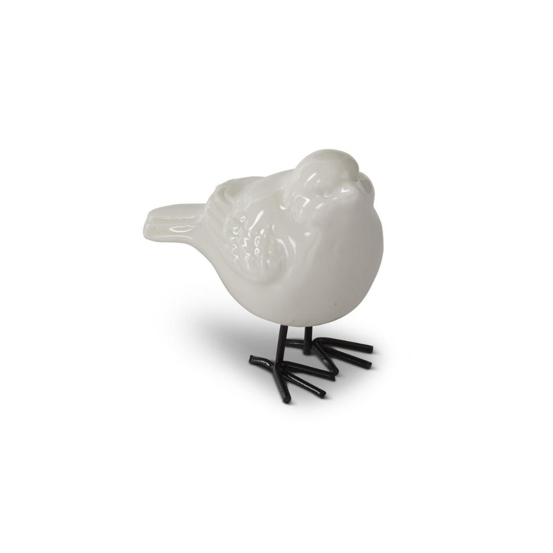 White Porcelain Bird Figurines
