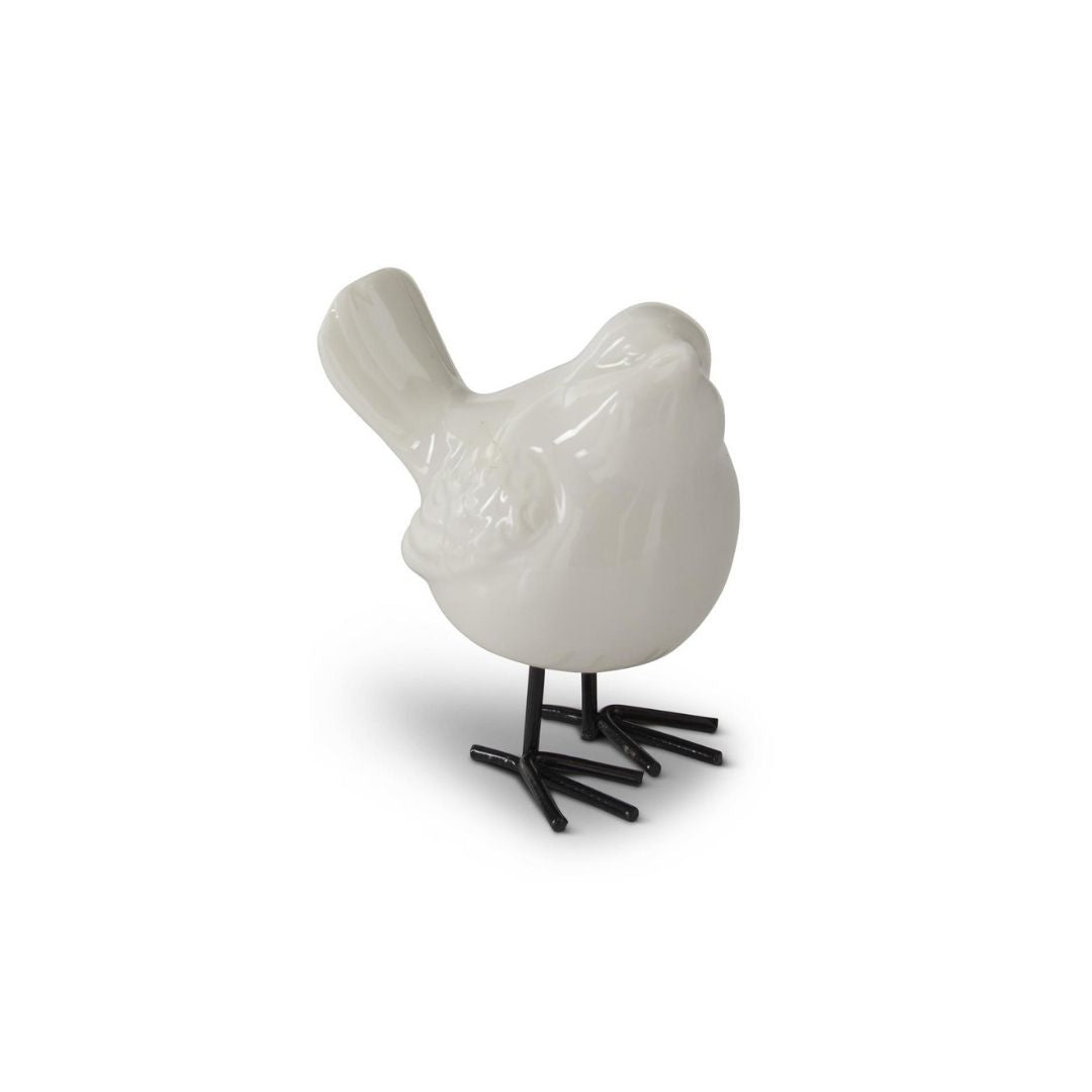 White Porcelain Bird Figurines