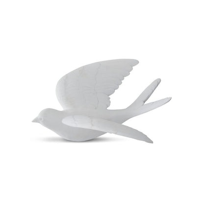 Matte White Wall Hanging Birds