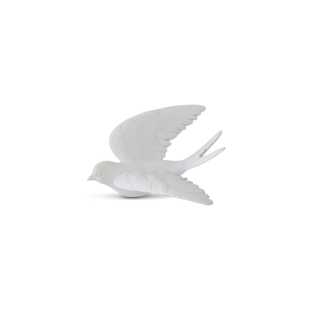 Matte White Wall Hanging Birds