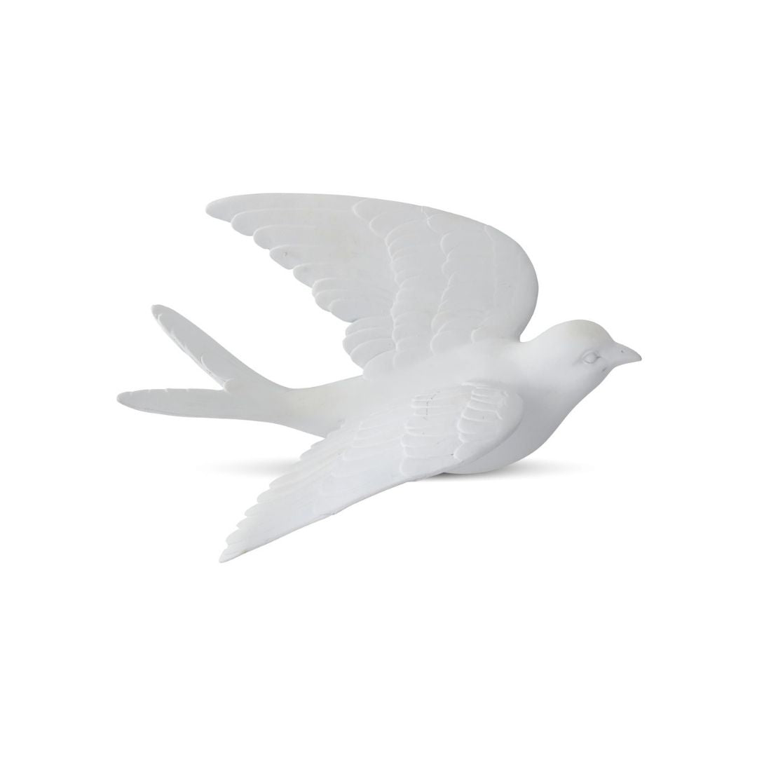 Matte White Wall Hanging Birds