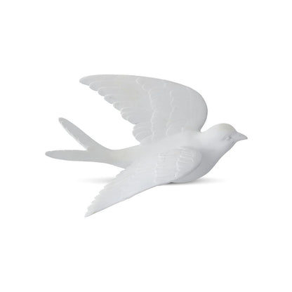 Matte White Wall Hanging Birds