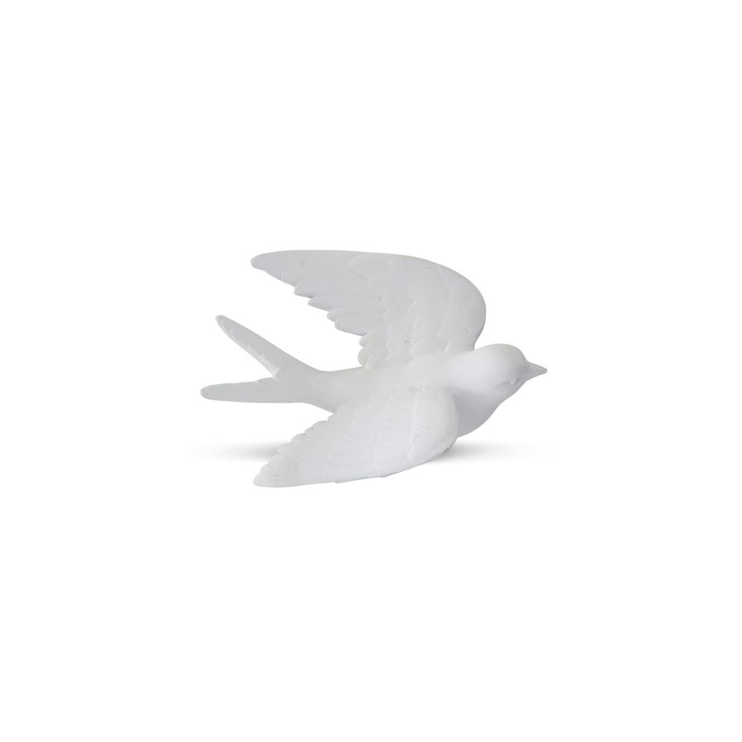 Matte White Wall Hanging Birds
