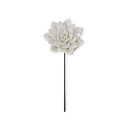 White Resin Flower Picks