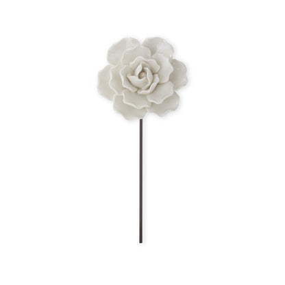 White Resin Flower Picks